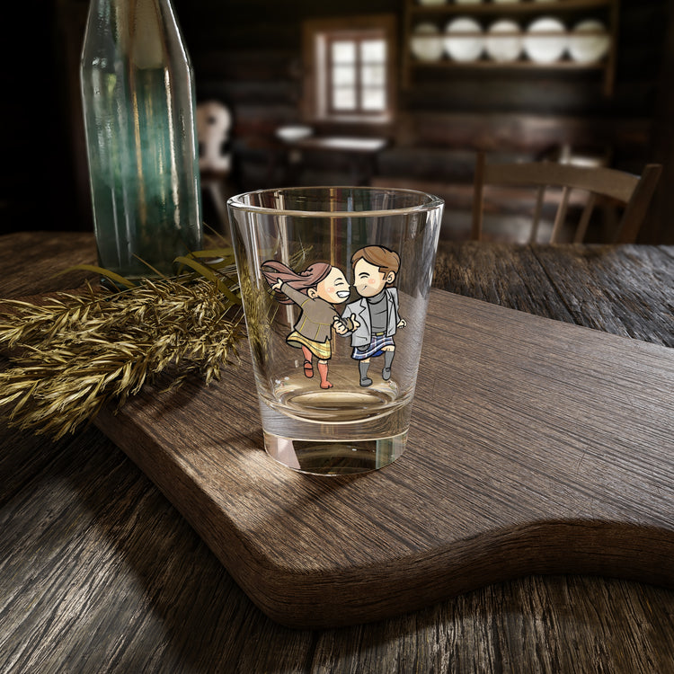Roger and Bree Shot Glass - Fandom-Made