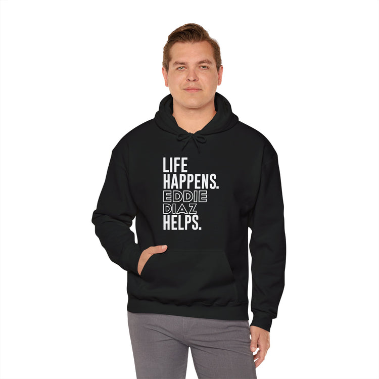 Life Happens Eddie Diaz Helps Hoodie