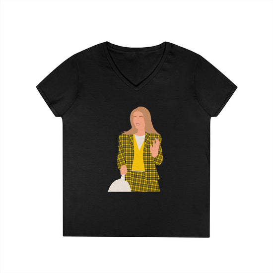 Cher Horowitz V-Neck Tee - Fandom-Made
