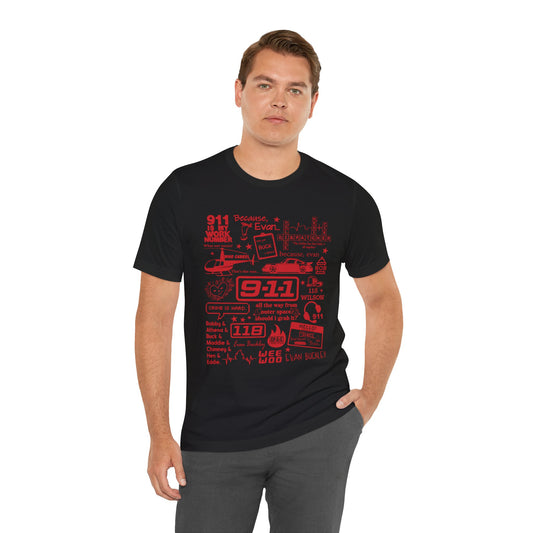 9-1-1 Is My Work Number Unisex T-Shirt - Fandom-Made