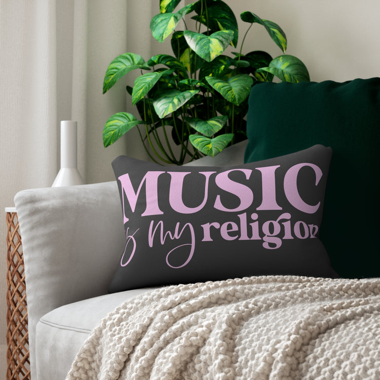 Music Is My Religion Pillow