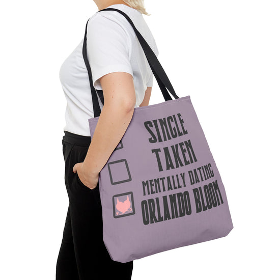 Mentally Dating Orlando Bloom Tote Bag - Fandom-Made