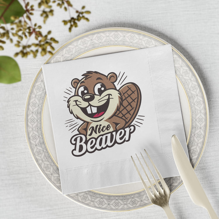 Nice Beaver Napkins - Fandom-Made