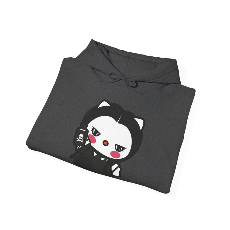 Wednesday Kitty Hoodie - Fandom-Made
