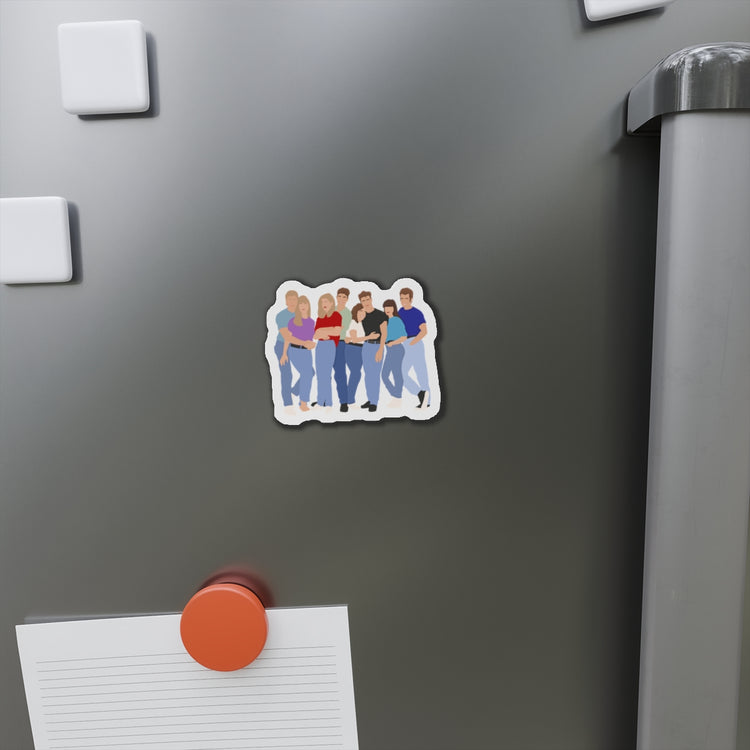90210 Group Die-Cut Magnet - Fandom-Made