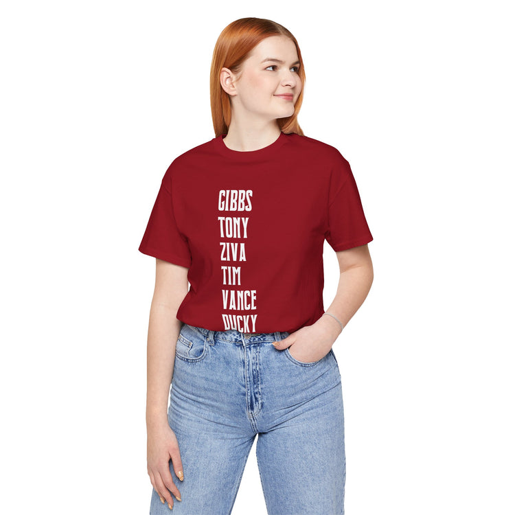 NCIS Names Unisex T-Shirt - Fandom-Made