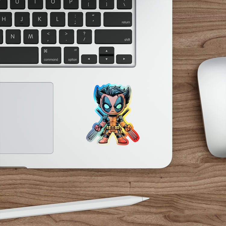 Wolfpool Holographic Sticker