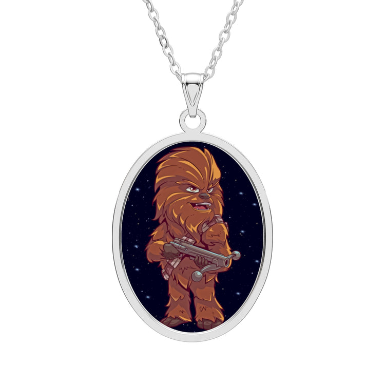 Chewbacca Oval Pendant