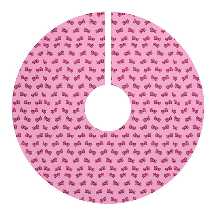 Kitty Bows Christmas Tree Skirt - Fandom-Made