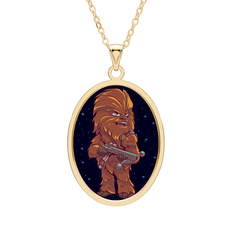 Chewbacca Oval Pendant