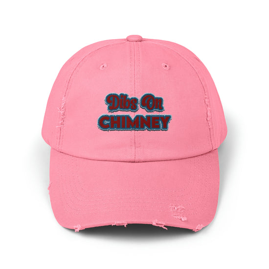 Dibs On Chimney Distressed Cap - Fandom-Made