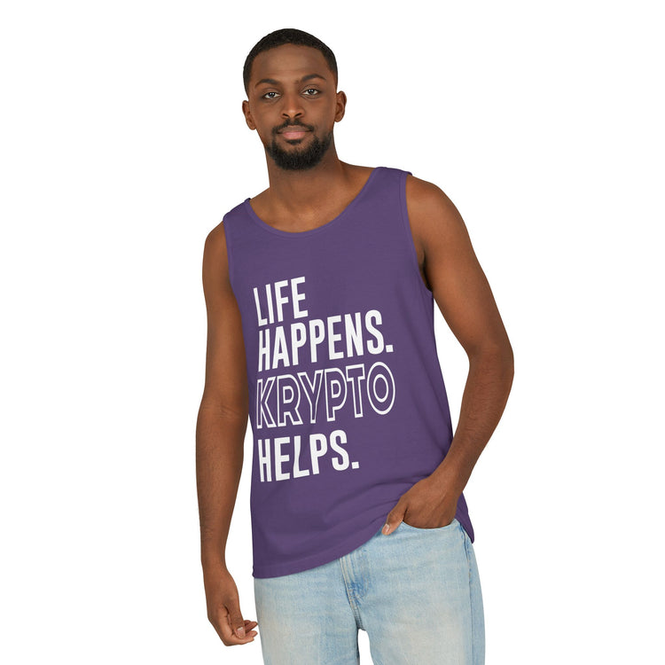 Life Happens Krypto Helps Tank Top