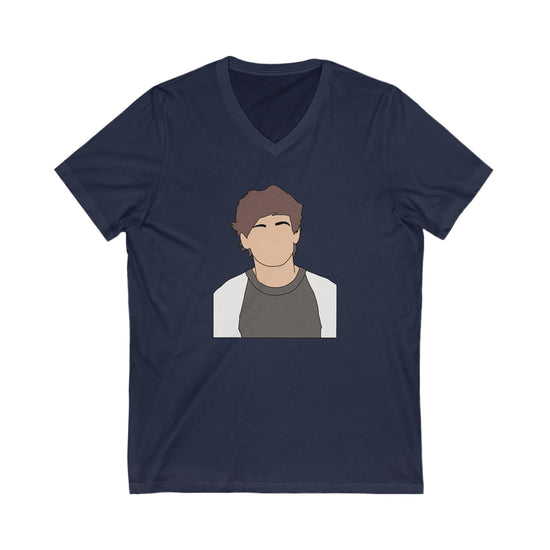 Louis Tomlinson V-Neck Tee - Fandom-Made