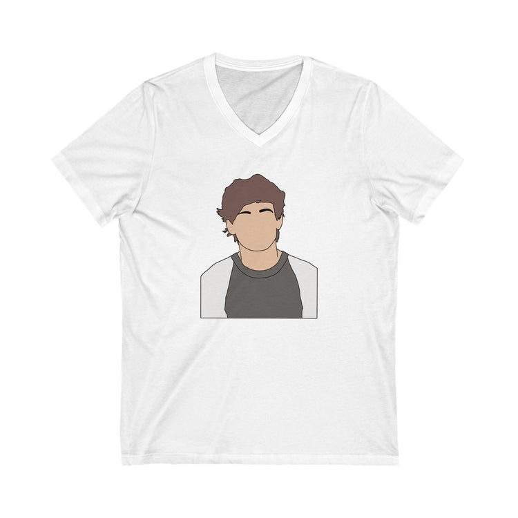 Louis Tomlinson V-Neck Tee - Fandom-Made