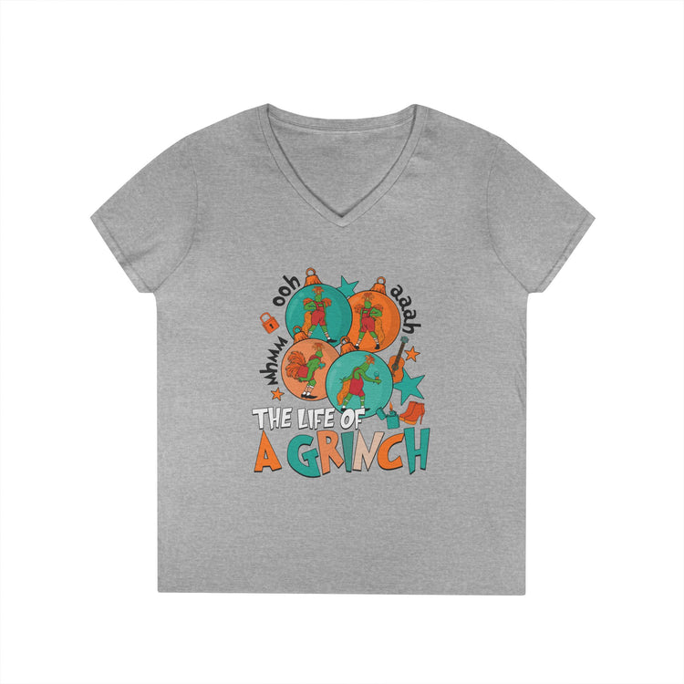 The Life Of a Green Monster Ladies' V-Neck Tee