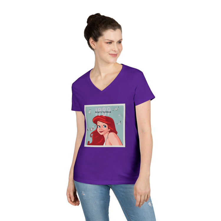 Ariel's Version V-Neck Tee - Fandom-Made