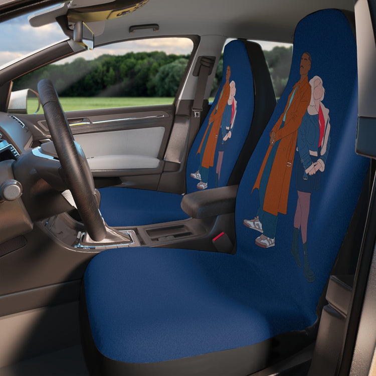 The Fifteenth Doctor & Ruby Sunday Car Seat Cover - Fandom-Made