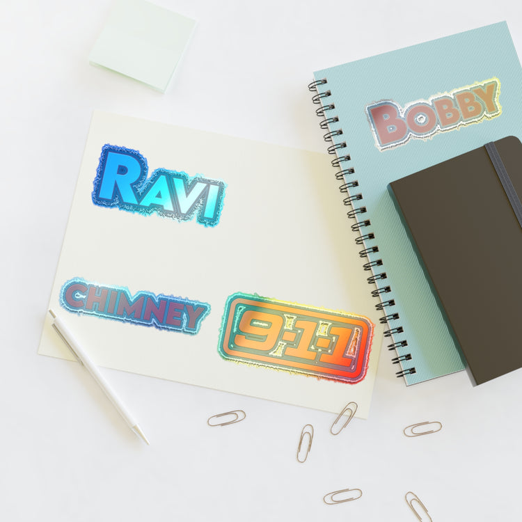 9-1-1 Names Set 2 Sticker Sheet - Fandom-Made