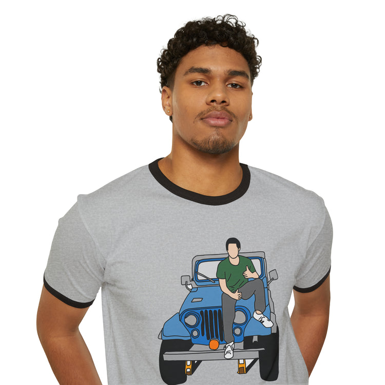 Stiles Stilinski And Jeep Ringer T-Shirt - Fandom-Made