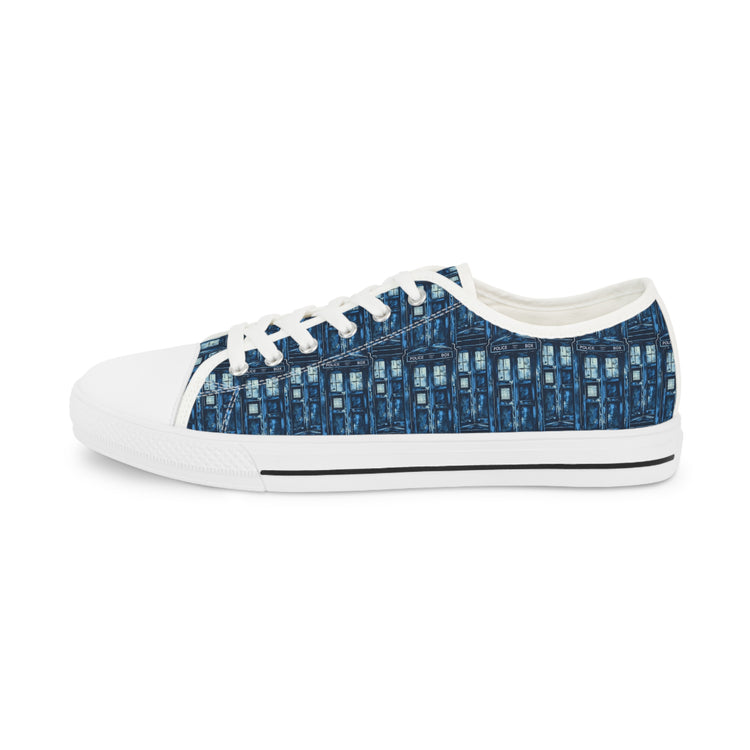 Tardis All-Over Print Men's Sneakers - Fandom-Made