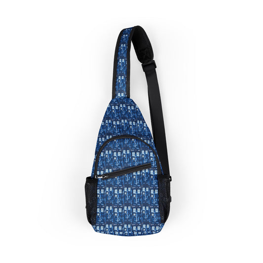 Tardis All-Over Print Chest Bag - Fandom-Made