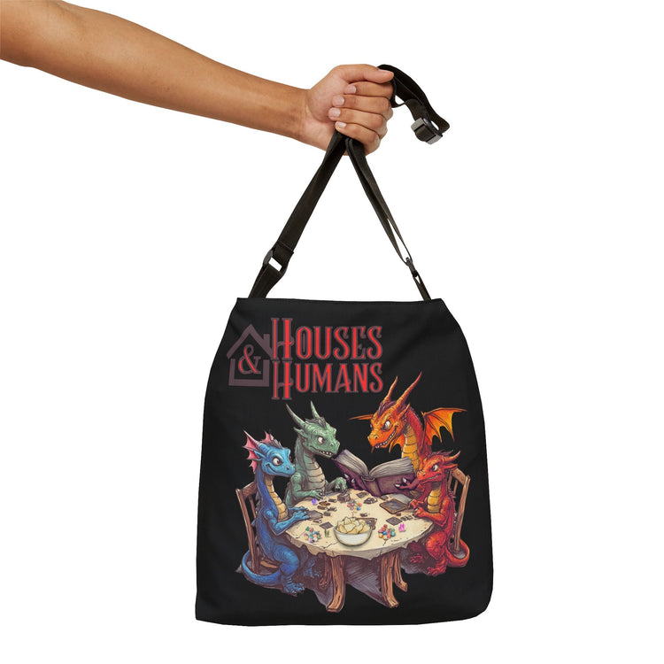 Houses and Humans Adjustable Tote Bag - Fandom-Made