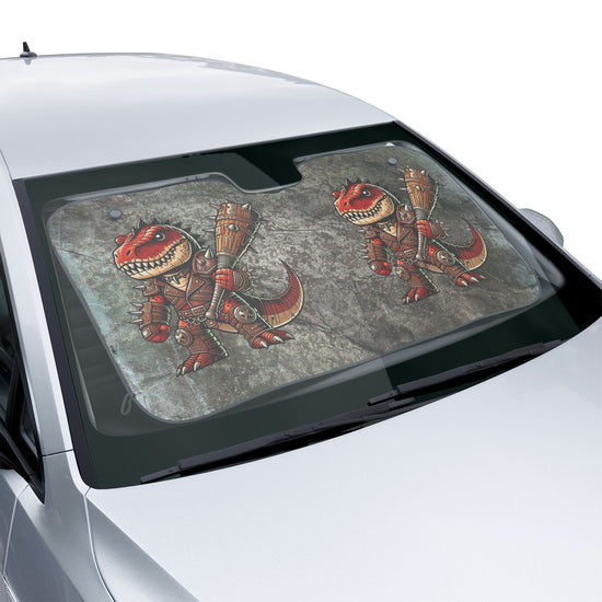 Negan Dinosaur Car Sunshade - Fandom-Made