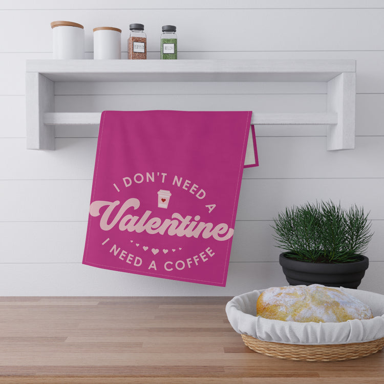 Valentine Coffee Kitchen Towel - Fandom-Made