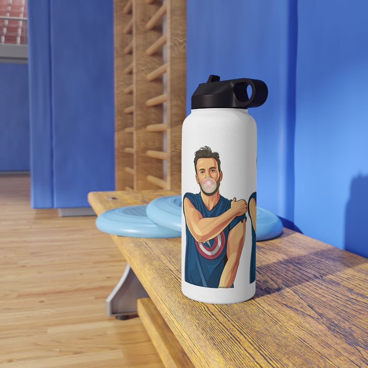 Chris Evans Water Bottle - Fandom-Made