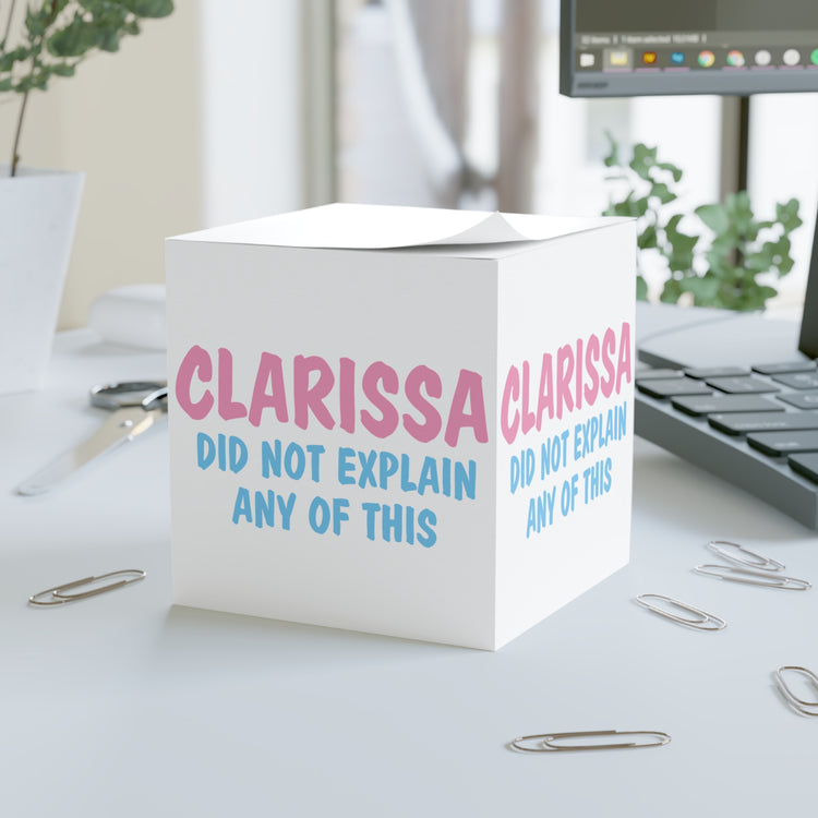 Clarissa Didn't Explain It All Note Cube - Fandom-Made