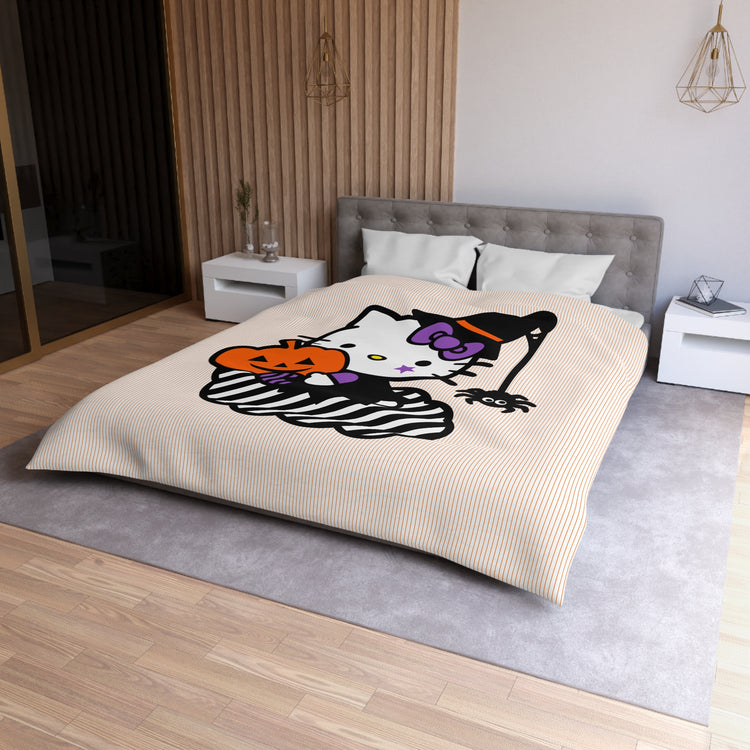 Witchy Kitty Duvet Cover