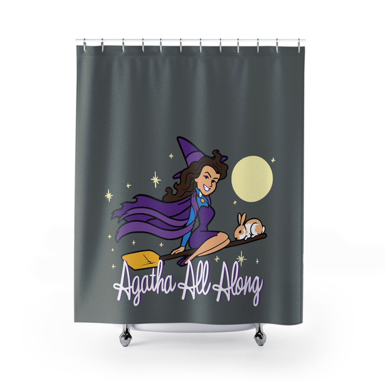 Agatha All Along Shower Curtain - Fandom-Made