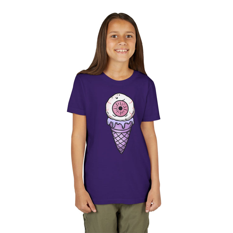 Eyeball Cone Youth Tee - Fandom-Made