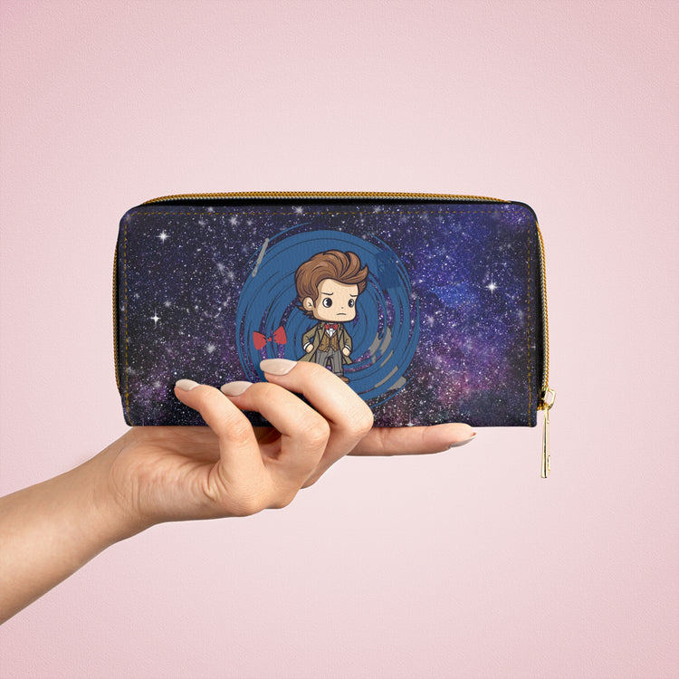 Timey Wimey Eleventh Doctor Zipper Wallet - Fandom-Made
