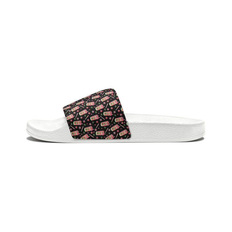 Highly Caffeinated All Over Print Women's Slides - Fandom-Made