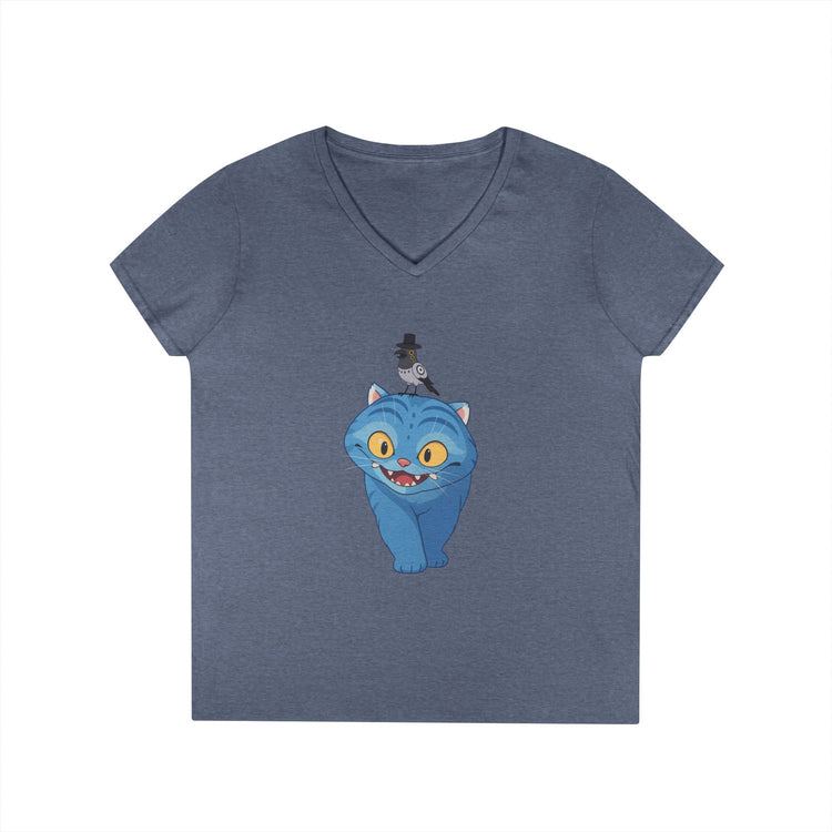 Did I Do That Ladies' V-Neck Tee - Fandom-Made