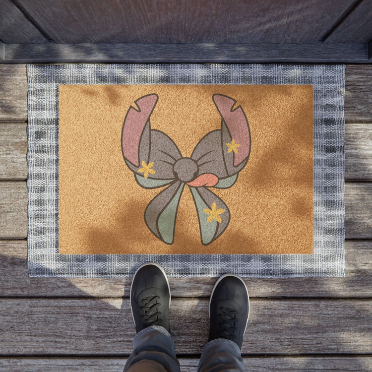 Stitch Bow Doormat