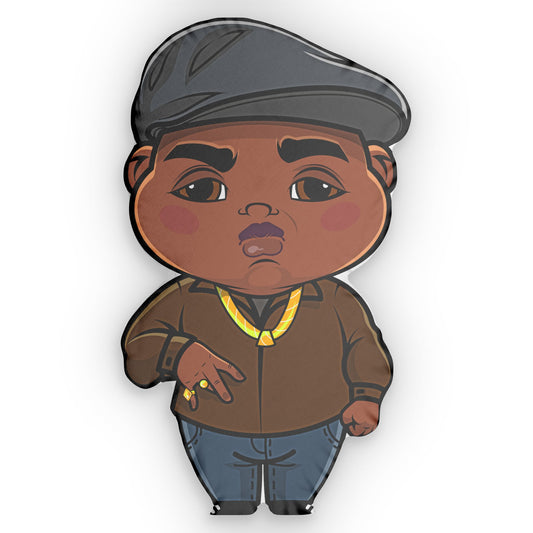 Biggie Smalls-Shaped Pillow - Fandom-Made