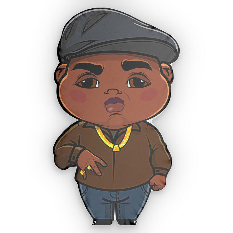 Biggie Smalls-Shaped Pillow - Fandom-Made
