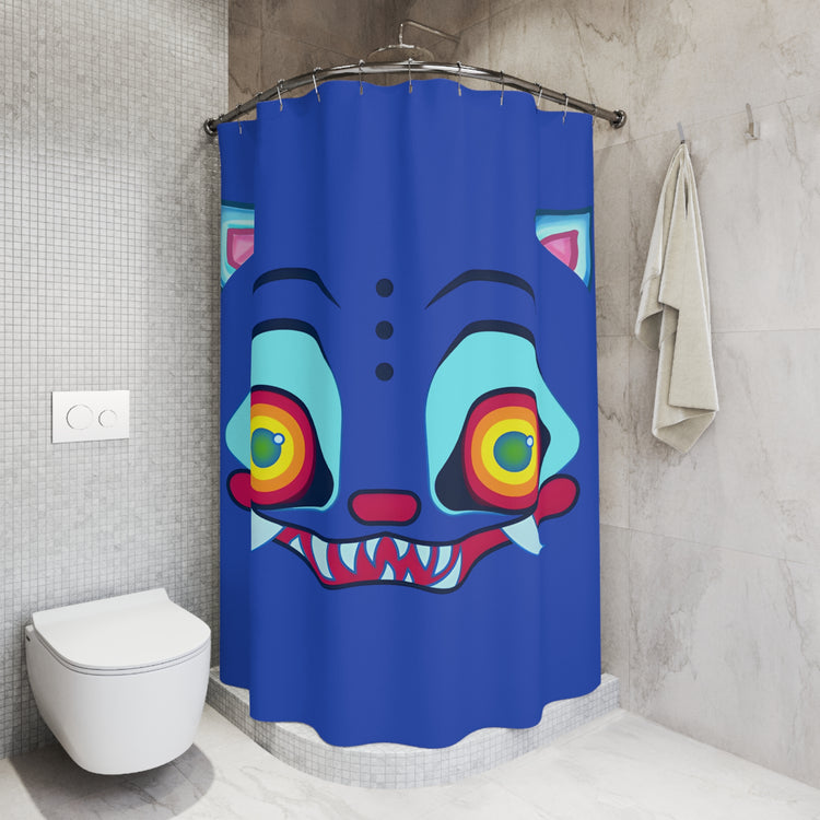 Derpy Face Shower Curtain