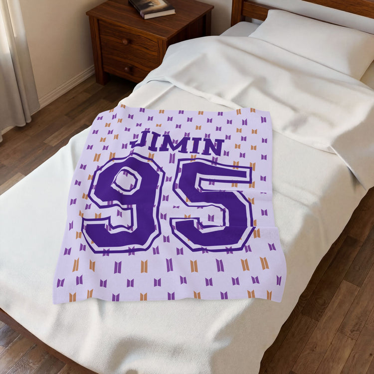 Jimin 95 Velveteen Plush Blanket
