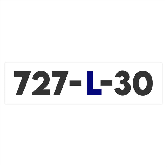 Sgt. Athena Grant Unit Number Bumper Stickers - Fandom-Made