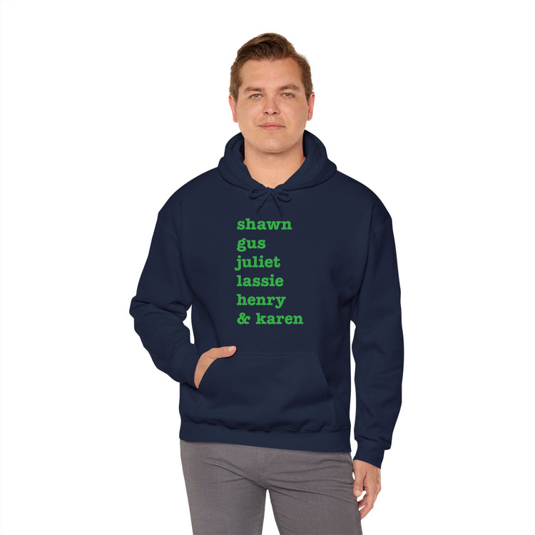 Psych Names Hoodie - Fandom-Made