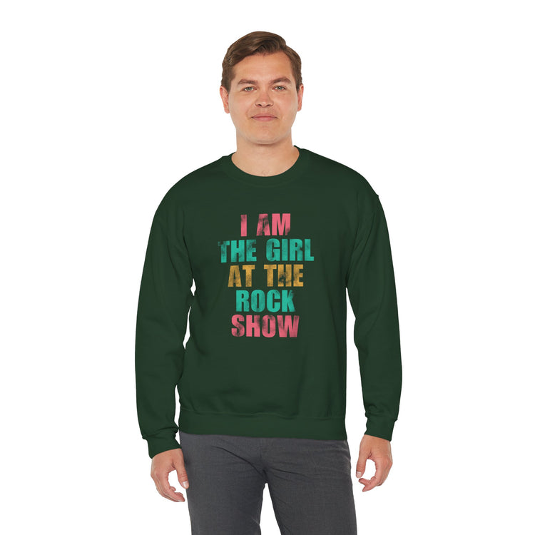 Girl At The Rock Show Sweatshirt - Fandom-Made