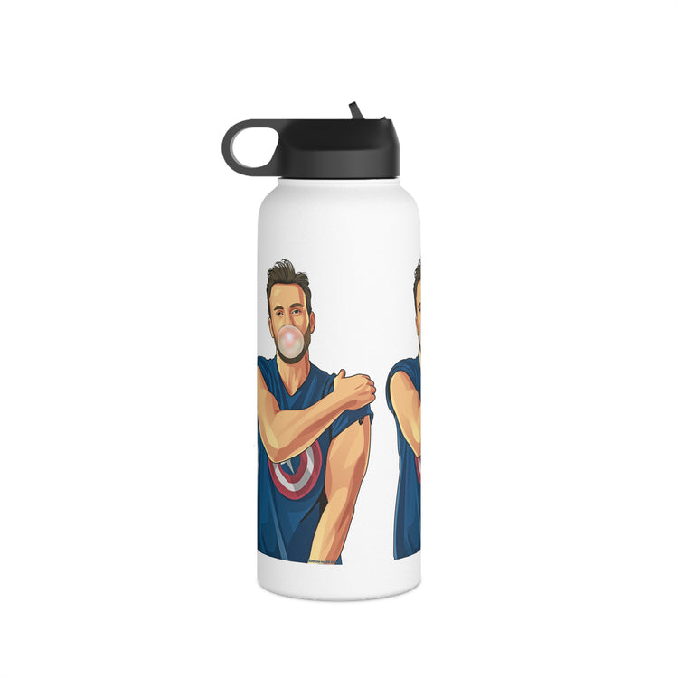 Chris Evans Water Bottle - Fandom-Made