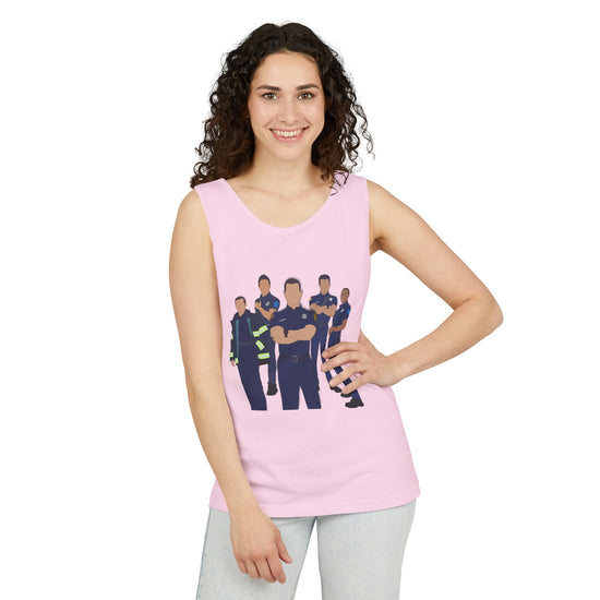 9-1-1 Group Tank Top - Fandom-Made