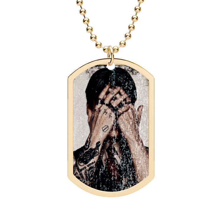 BTS Jungkook Dog Tag with Chain