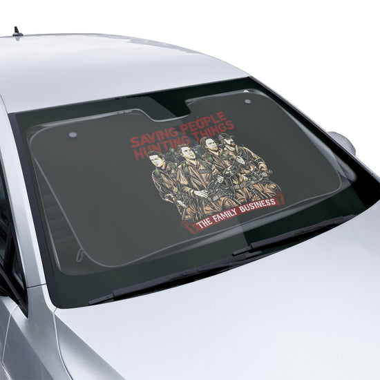 Supernaturalbusters Car Sunshade - Fandom-Made