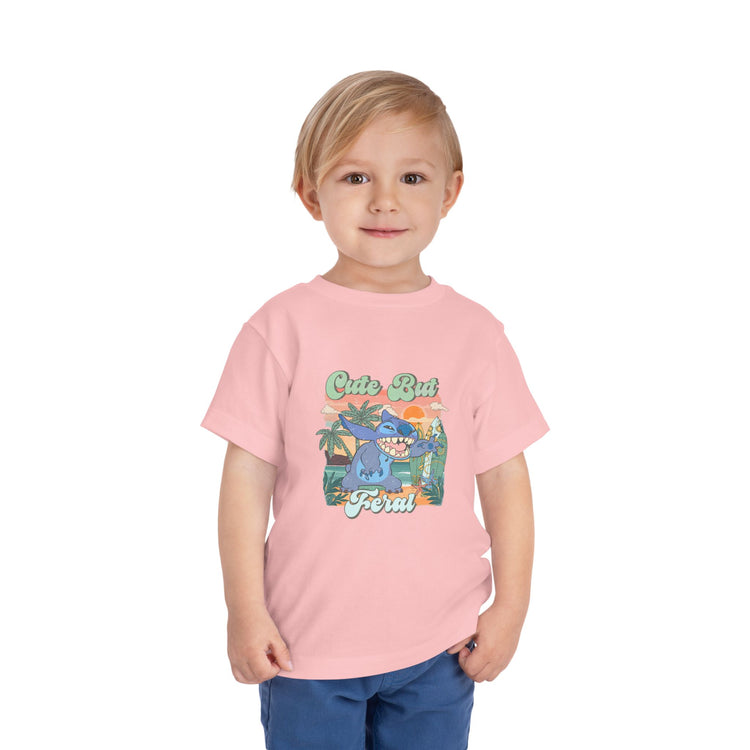 Cute But Feral Toddler Tee - Fandom-Made