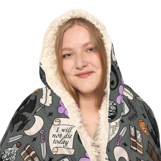 Fourth Wing Collage Snuggle Blanket - Fandom-Made